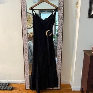 ASOS design wrapped Elegant Black Women's Dress. Made in India